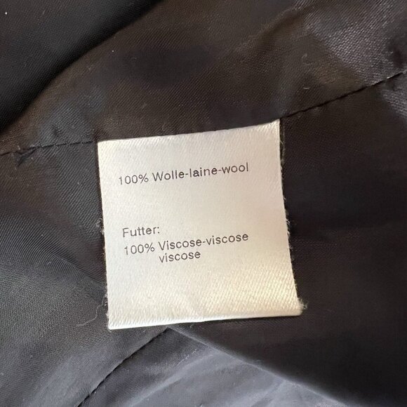 Akris Punto Womens Jacket Blazer Sz 10 Wool Snap Button Up Striped Multicolor - Picture 15 of 16